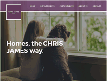 Tablet Screenshot of chrisjameshomes.com